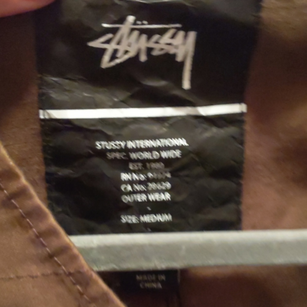 Stussy Hooded military jacket
